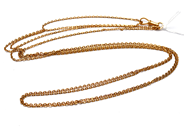 Smycken, Halskedja 18K 8,4g 73cm, två rader, i auktion: Pant – Tisdag 23 april 2019