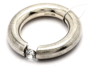 Smycken, Ring silver 925 13,1g Ø17 med sten, i auktion: Pant – Tisdag 23 april 2019