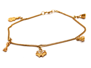 Smycken, Armband 21K 6g 19,4cm, i auktion: Pant – Tisdag 23 april 2019