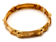 Smycken, Armring 21K 19,1g Ø6,2cm, i auktion: Pant – Tisdag 23 april 2019