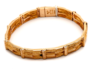 Smycken, Armband 14K 26,8g 18,6cm, design Björn Weckström, i auktion: Pant – Tisdag 23 april 2019
