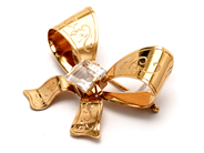 Smycken, Brosch 18K 6g, design Stigbert med sten, i auktion: Pant – Tisdag 23 april 2019