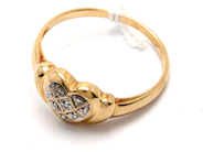 Smycken, Ring 18K 2,5g Ø19 med diamanter 8xca0,005ct, i auktion: Pant – Tisdag 23 april 2019