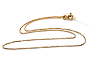 Smycken, Halskedja 18K 2,1g 37cm Venezia, i auktion: Pant – Tisdag 23 april 2019