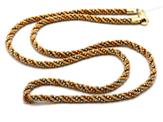 Smycken, Collier 14K 12,5g 49cm, trefärgad, i auktion: Pant – Tisdag 23 april 2019