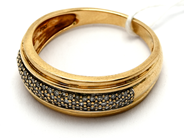 Smycken, Ring 18K 4,7g Ø18¼ med diamanter 67xca0,005ct , i auktion: Pant – Tisdag 23 april 2019
