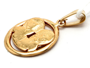 Smycken, Hänge 18K 1,2g , i auktion: Pant – Tisdag 23 april 2019