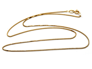 Smycken, Halskedja 18K 2,8g 45cm Venezia, i auktion: Pant – Tisdag 23 april 2019