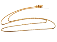 Smycken, Halskedja 18K 2,6g 42cm, Venezia, i auktion: Pant – Tisdag 23 april 2019