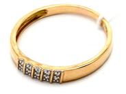 Smycken, Ring 18K 2,6g Ø21 med diamanter 10xca0,01ct, i auktion: Pant – Tisdag 23 april 2019