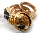 Parti, Parti guld 18K 23,3g, defekt, i auktion: Pant – Tisdag 23 april 2019