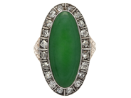 Smycken - RING, 9K guld/silver - View 2