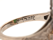 Smycken - RING, 9K guld/silver - View 4
