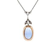 Smycken - COLLIER, 14K guld/silver - View 2