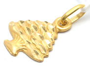 Smycken, Hänge 18K 2cm 1,1g, i auktion: Pant – Tisdag 21 januari 2020