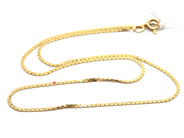 Smycken, Halskedja 18K 39cm 2,9g, i auktion: Pant – Tisdag 21 januari 2020