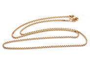Smycken, Halskedja 18K 50cm 9,2g, i auktion: Pant – Tisdag 21 januari 2020