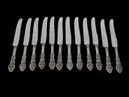 Silver, Bordsknivar S830 9st 552,5g, TH Marthinsen , i auktion: Pant – Tisdag 21 januari 2020