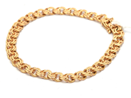 Smycken, Armband bismarck 18K 14,4g 18,5cm, i auktion: Pant – Tisdag 21 januari 2020