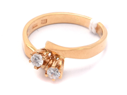 Smycken, Ring 18K 3,7g Ø16½ med stenar , i auktion: Pant – Tisdag 21 januari 2020