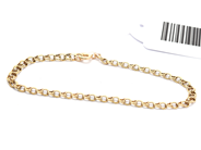 Smycken, Armband Bismarck 18K 3,9g 19cm, i auktion: Pant – Tisdag 21 april 2020