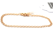 Smycken, Armband Bismarck 18K 4,1g 18cm, i auktion: Pant – Tisdag 21 april 2020