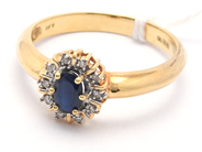 Smycken, Ring 18K 4,9g Ø20 med diamanter 10xca0,005ct, i auktion: Pant – Tisdag 21 april 2020