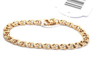 Smycken, Armband Bismarck 18K 15,4g 19cm, i auktion: Pant – Tisdag 21 april 2020