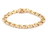Smycken, Armband Bisamrck 18K 19,5cm 29,8g, i auktion: Pant – Tisdag 16 juni 2020