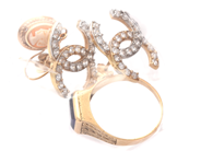 Parti - Parti guld 18K meed stenar 7,9g - View 1
