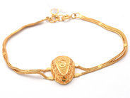 Smycken, Armband 21K 5,5g 18,5cm, i auktion: Pant – Tisdag 16 juni 2020