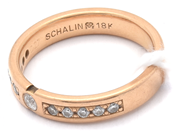Smycken, Ring 18K 5,9g Ø17¾ med diamanter 10xca0,02ct 1xca0,07ct, i auktion: Pant – Tisdag 16 juni 2020