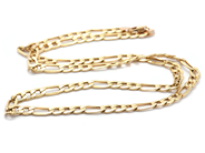 Smycken, Kedja Figaro 18K 8,5g 50,7cm bredd: 5,0mm, i auktion: Pant – Tisdag 16 juni 2020