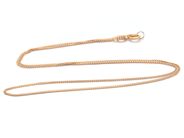 Smycken, Kedja Pansar 18K 1,5g 38,5cm bredd: 0,9mm, i auktion: Pant – Tisdag 16 juni 2020