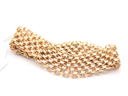 Smycken, Armband X-länk 18K 26,0g 17,5cm bredd: 16,0mm, i auktion: Pant – Tisdag 16 juni 2020