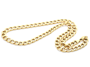 Smycken, Kedja Pansar 18K 40,7g 58,3cm bredd: 8,7mm, ihålig, i auktion: Pant – Tisdag 16 juni 2020