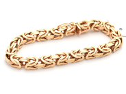 Smycken - Armband Kejsarlänk 18K 93,9g 22cm bredd: 8,0mm - View 1