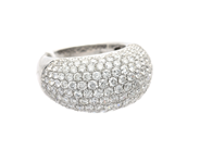 Smycken, Ring 18K vitguld 11,7g Ø17, med diamanter 199xca0,01-0,03ct (totalt 4,5ct), i auktion: Pant – Tisdag 16 juni 2020
