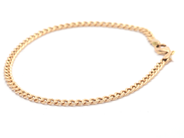 Smycken, Armband Pansar ihåligt 18K 18,5cm 2,2g, i auktion: Pant – Tisdag 16 juni 2020