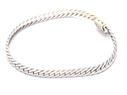 Smycken - Armband 18K vitguld 14,2g 17cm bredd:0,5cm - View 1