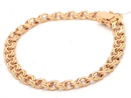 Smycken, Armband Bismarck 18K 11,9g 18cm, i auktion: Pant – Tisdag 8 september 2020