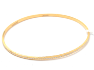 Smycken - Armring 21K 8,7g något skev Øca6,3cm - View 1