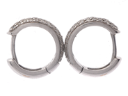 Smycken, Örhängen 18K 2,9g vitguld med diamanter 28xca0,01ct, 52xca0,005ct, i auktion: Pant – Tisdag 8 september 2020