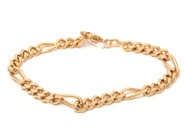 Smycken, Armband Figaro 18K 16,8g 19cm , i auktion: Pant – Tisdag 8 september 2020