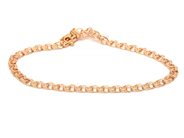 Smycken, Armband Bismarck 18K 5,3g 19cm, i auktion: Pant – Tisdag 8 september 2020