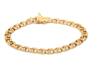 Smycken, Armband Bismarck 18K 14,6g 19,5cm, i auktion: Pant – Tisdag 8 september 2020