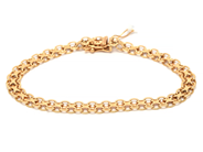 Smycken, Armband X-länk 18K 9,5g 18cm, i auktion: Pant – Tisdag 8 september 2020