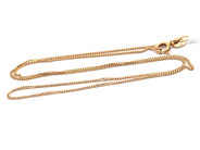 Smycken, Halskedja Pansar 38cm 18K 1,5g, i auktion: Pant – Tisdag 8 september 2020
