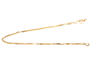 Smycken, Kedja Venezia 18K 41cm 2,2g, i auktion: Pant – Tisdag 8 september 2020