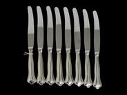 Silver, Bordsknivar 8st, S830 brv: 454,3g 212mm, i auktion: Pant – Tisdag 8 september 2020